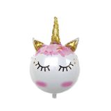 aşkın concept Parti Balonları Kirpikli Gold Unicorn Set Folyo Balon Helyumlu Balonlar