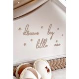 AŞKTOPLARIM Dream Big Little One - Büyük Küçük Bir Rüya Gör - Yazılı Bebek Çocuk Odası Aksesuarı Hediyelik
