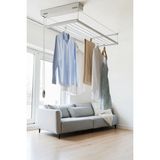 Askur Tavana Monte Asansörlü Çamaşır Kurutma Askısı 70x220 cm 6 Askı İpi Beyaz
