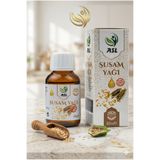 ASL %100 Doğal Saf Susam Yağı 50 ml – Soğuk Sıkım Saç Besleyici, Kaş & Kirpik Bakım Yağı, Cilt Nemlendiric