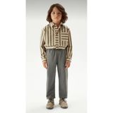 ASL GOLF CLUB Erkek Çocuk Kumaş Okul Pantolonu - %100 Pamuk, 6-10 Yaş, Rahat Kalıp