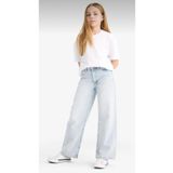 ASL GOLF CLUB Kız Çocuk Buz Mavi Straight Wide Jean Pantolon 6-15 Yaş