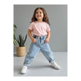 ASL GOLF CLUB Kız Çocuk Mom Fit Standart Paça Jean Pantolon