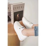 ASL SHOES STORE Günlük Ortopedik Tabanlı Rahat Lastikli Kadın Spor Babet Ayakkabısı