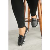 ASL SHOES STORE Ortopedik Tabanlı Günlük Cilt Delikli Kadın Babet Ayakkabı