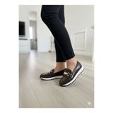 ASL SHOES STORE ORTOPEDİK TABANLI GÜNLÜK TOKALI KLASİK KADIN BABET AYAKKABISI