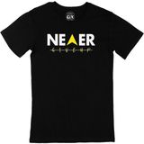 Asla Pes Etme Siyah Tişört - 5XL