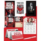 Asla Vazgeçme - Ayraç - Kartpostal - Poster - Anka Kuşu - 2026 Ajanda İstikbal - İstikbal Ahşap Duvar Takvimi - Masa Takvimi