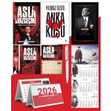 Asla Vazgeçme - Ayraç - Kartpostal - Poster - Anka Kuşu - 2026 Ajanda Istikbal - Sakarya Duvar Takvimi - Masa Takvimi
