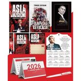 Asla Vazgeçme - Ayraç - Kartpostal - Poster - Baron İstilası - 2026 Ajanda Gazi Paşa - Ayyıldız Ahşap Duvar Takvimi - Masa Takvimi