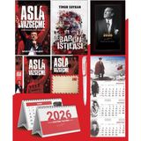 Asla Vazgeçme - Ayraç - Kartpostal - Poster - Baron Istilası - 2026 Ajanda Istikbal - Sakarya Duvar Takvimi - Masa Takvimi