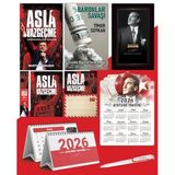 Asla Vazgeçme - Ayraç - Kartpostal - Poster - Baronlar Savaşı - 2026 Ajanda İstikbal - İstikbal Ahşap Duvar Takvimi - Masa Takvimi