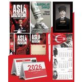Asla Vazgeçme - Ayraç - Kartpostal - Poster - Baronlar Savaşı - 2026 Ajanda Kalpaklı - Ay Yıldız Duvar Takvimi - Masa Takvimi