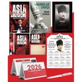 Asla Vazgeçme - Ayraç - Kartpostal - Poster - Baronlar Savaşı - 2026 Ajanda Komutan - Kalpaklı Ahşap Duvar Takvimi - Masa Takvimi