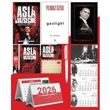 Asla Vazgeçme - Ayraç - Kartpostal - Poster - Gaslight - 2026 Ajanda Gazi Paşa - Imza Duvar Takvimi - Masa Takvimi