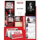Asla Vazgeçme - Ayraç - Kartpostal - Poster - Gaslight - 2026 Ajanda Istikbal - Sakarya Duvar Takvimi - Masa Takvimi