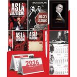 Asla Vazgeçme - Ayraç - Kartpostal - Poster - Iblisi Öldür - 2026 Ajanda Gazi Paşa - Imza Duvar Takvimi - Masa Takvimi