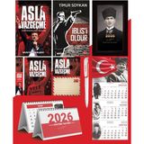 Asla Vazgeçme - Ayraç - Kartpostal - Poster - Iblisi Öldür - 2026 Ajanda Kalpaklı - Ay Yıldız Duvar Takvimi - Masa Takvimi