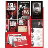 Asla Vazgeçme - Ayraç - Kartpostal - Poster - Iblisi Öldür - 2026 Ajanda Komutan - Gazi Duvar Takvimi - Masa Takvimi