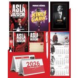 Asla Vazgeçme - Ayraç - Kartpostal - Poster - Kirli Çark - 2026 Ajanda Istikbal - Sakarya Duvar Takvimi - Masa Takvimi