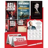 Asla Vazgeçme - Ayraç - Kartpostal - Poster - Müjdat Gezenle Kürek Çekmek - 2026 Ajanda Gazi Paşa - Ayyıldız Ahşap Duvar Takvimi - Masa Takvimi