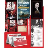 Asla Vazgeçme - Ayraç - Kartpostal - Poster - Müjdat Gezenle Kürek Çekmek - 2026 Ajanda Gazi Paşa - Imza Duvar Takvimi - Masa Takvimi