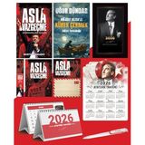 Asla Vazgeçme - Ayraç - Kartpostal - Poster - Müjdat Gezenle Kürek Çekmek - 2026 Ajanda İstikbal - İstikbal Ahşap Duvar Takvimi - Masa Takvimi