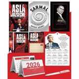 Asla Vazgeçme - Ayraç - Kartpostal - Poster - Sarmal - 2026 Ajanda Gazi Paşa - Ayyıldız Ahşap Duvar Takvimi - Masa Takvimi