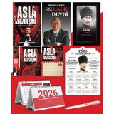 Asla Vazgeçme - Ayraç - Kartpostal - Poster - Sü-Lale Devri - 2026 Ajanda Komutan - Kalpaklı Ahşap Duvar Takvimi - Masa Takvimi