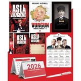 Asla Vazgeçme - Ayraç - Kartpostal - Poster - Vurgun - Parsel Parsel 2 - 2026 Ajanda Kalpaklı - Ata Ahşap Duvar Takvimi - Masa Takvimi