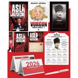 Asla Vazgeçme - Ayraç - Kartpostal - Poster - Vurgun - Parsel Parsel 2 - 2026 Ajanda Komutan - Kalpaklı Ahşap Duvar Takvimi - Masa Takvimi