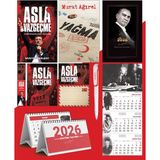 Asla Vazgeçme - Ayraç - Kartpostal - Poster - Yağma - Sayıştay Belgeleri - 2026 Ajanda Gazi Paşa - Imza Duvar Takvimi - Masa Takvimi