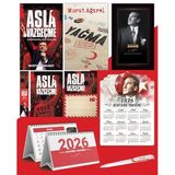Asla Vazgeçme - Ayraç - Kartpostal - Poster - Yağma - Sayıştay Belgeleri - 2026 Ajanda İstikbal - İstikbal Ahşap Duvar Takvimi - Masa Takvimi