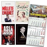 Asla Vazgeçme - Millete Emanet - Yalnız Değilsin Başkan ve Gemici Duvar Takvimi-Yhbyh - Gazi Paşa 2026 Ajanda