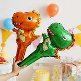 Aslan 12 adet Dinozor Alüminyum Folyo Balon Seti,Partiler içinçok güzel balon seti