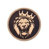 ASLAN- Deri PEÇ - Arma - Askeri Patch Arslan peç patch 8 cm Çap