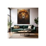 Aslan Duvar Tablosu Kanvas Tablo Modern Salon Tablosu Kanvas Baskı Tablo
