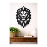 Aslan Figürlü Duvar Dekoru | Modern Duvar Süsü | Salon & Ofis Duvar Aksesuarı 23 CM ASLN