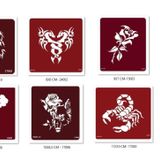 Aslan Fil Spray Tattoo Geçici Sprey Dövme Seti