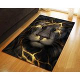 Aslan Halı 3 Boyutlu Halı Kaymaz Dokuma Taban Alan Halı Lüks Salon Halısı Ev Dekorasyonu Özel Halı (80 x 200 cm)