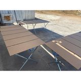 Aslan KAMPET VE TAHTASI Portatif Pazarcı Tezgah Takımı Portatif Tezgah-Pazarcı Tezgahı Takım Olarak Demir+Mdf Tahtası - 150 CM