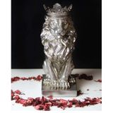 ASLAN KRAL BİBLO FİGÜRÜ ESKİTME GÜMÜŞ