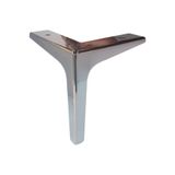 ASLAN METAL VE PLASTİK Zarif Model 15 cm Gümüş Metal Mobilya, Dolap, Koltuk, Tv Ünitesi Ayakları ( 4 ADET)-robot Süpürge
