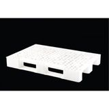 Aslan Plastik Palet 80 x 120 x 15 cm Beyaz Delikli Plastik Palet