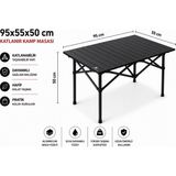 Aslan Plastik Palet 95X55X50 cm Katlanır Kamp ve Piknik Masası – Hafif, Dayanıklı ve Taşınabilir