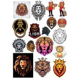 Aslan Sticker Set-14 17 Parça Telefon, Tablet, Defter, Laptop Sticker