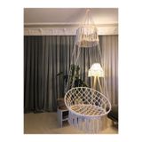 AslanButik Yılbaşı Makrome Özel Örgü Halatlı Salıncak Hamak Pamuk Ip 270420