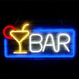 Aslanka Bar Kokteyl neon Tabelası - Duvar, Yatak Odası, Yurt, Çocuk Odası, Düğün Parti bar Dekorasyon Yatak Odası neon Tabelaları Duvar Dekorasyonu için Çocuklar, Gençler için Hediye