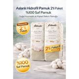 Aslanlı Hidrofil Pamuk 100 gr x 2 Adet Saf Pamuk Kozmetik Kişisel Bakım Pamuğu