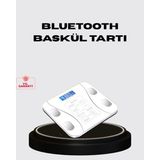 Aslanoğlu Store Akıllı Dijital Baskül – Bluetooth Bağlantılı 8 Ölçüm Verili Akıllı Vücut Analiz Tartısı